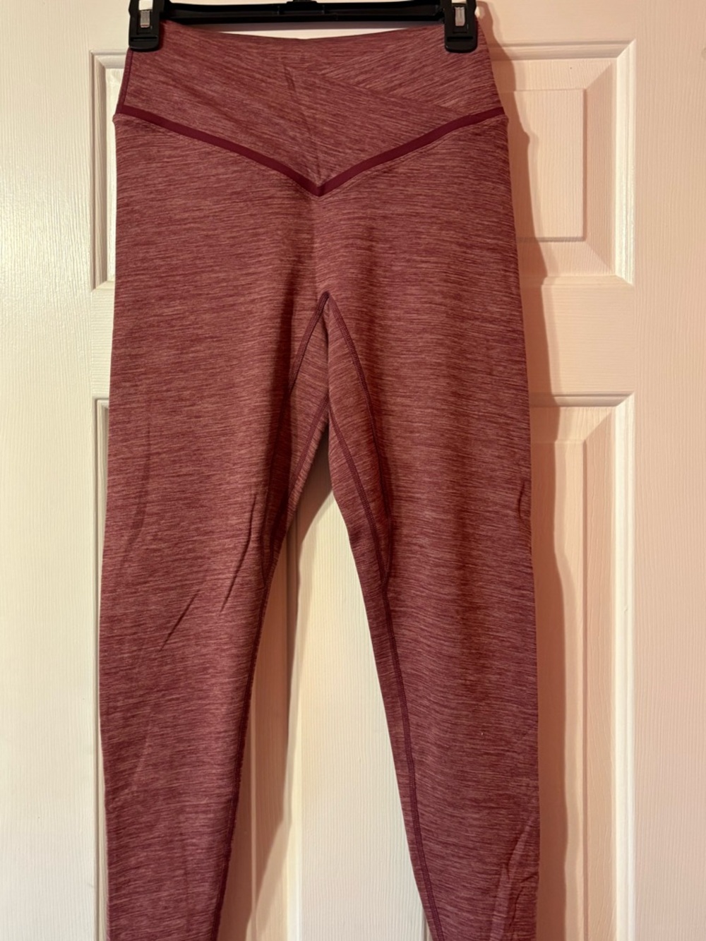 Vitality Daydream Pant - High-Waist Marled Burgundy Leggings